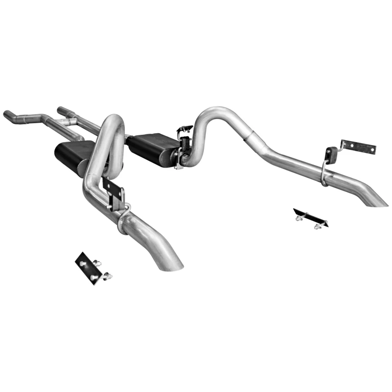 Flowmaster 67-70 Mustang American Thunder UNDER VALNCE SS Crossmember-Back Exhaust System