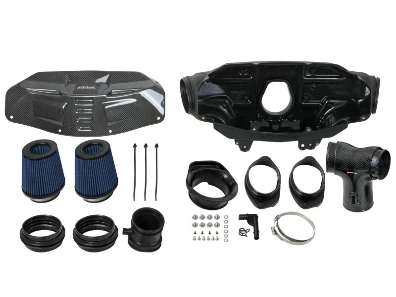 aFe Black Series Carbon Fiber Pro 5R Luftansaugsystem 2020 Chevrolet Corvette C8 V8 6.2L