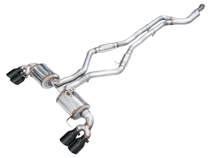AWE Tuning 22-26 BMW M240i (G42) Touring Edition Exhaust - Diamond Black Tips
