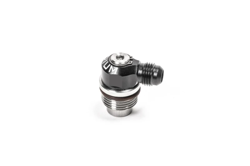 Radium Engineering 10AN ORB Drehbarer Banjo-PCV-Ventil auf 6AN-Männlich
