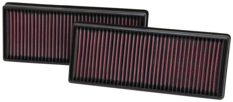 K&N Ersatzluftfilter 12,563 cm O/S Länge x 5,25 cm O/S Breite x 1,625 cm H (inkl. 2 Filter)