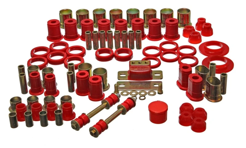 Energy Suspension 66-72 Oldsmobile Cutlass/442/F-85/Europa Rote Hyper-Flex-Master-Buchsen-Set