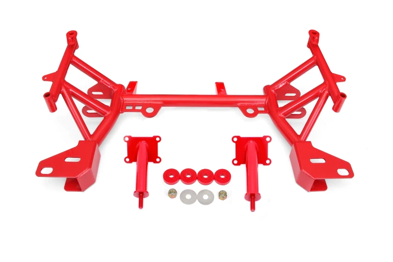 BMR 93-02 4. Generation F-Body K-Member Niedrige Montage Turbo LS1 Motorhalter Pinto-Halter - Rot