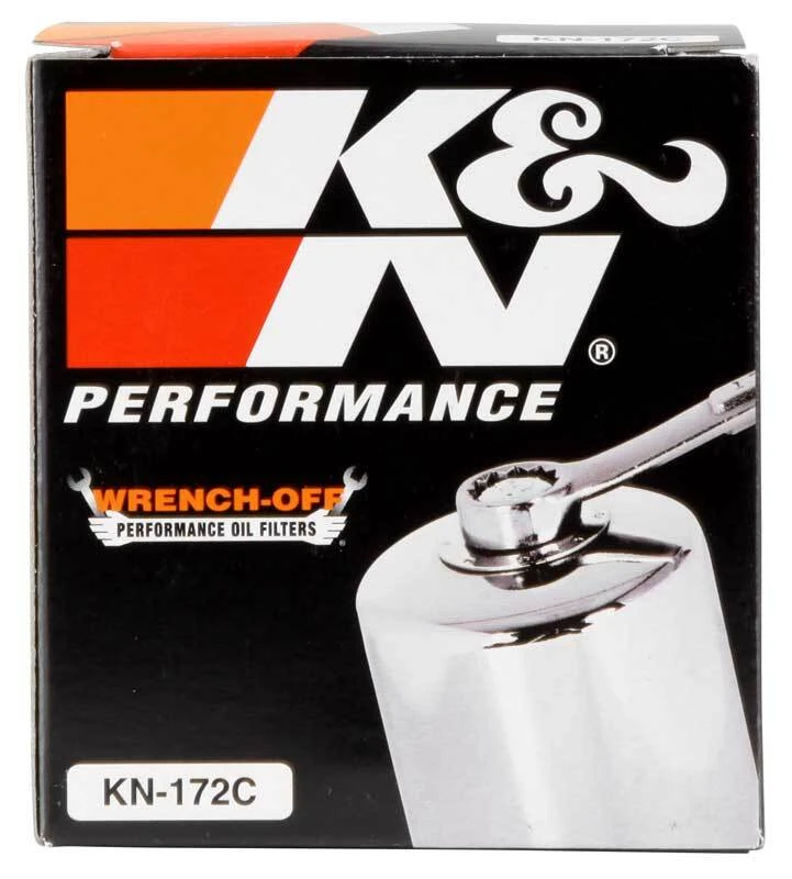 K&N Ölfilter Powersports Kanister Chrom