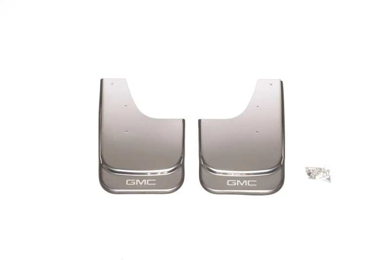Putco Universal MudFlaps w/ GMC Logo Etching - Set of 2 - (14.60in x 11.5in)
