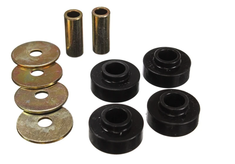 Energy Suspension 89-97 Ford Thunderbird / 99-04 Mustang Cobra Schwarze Differential Carrier Bushings