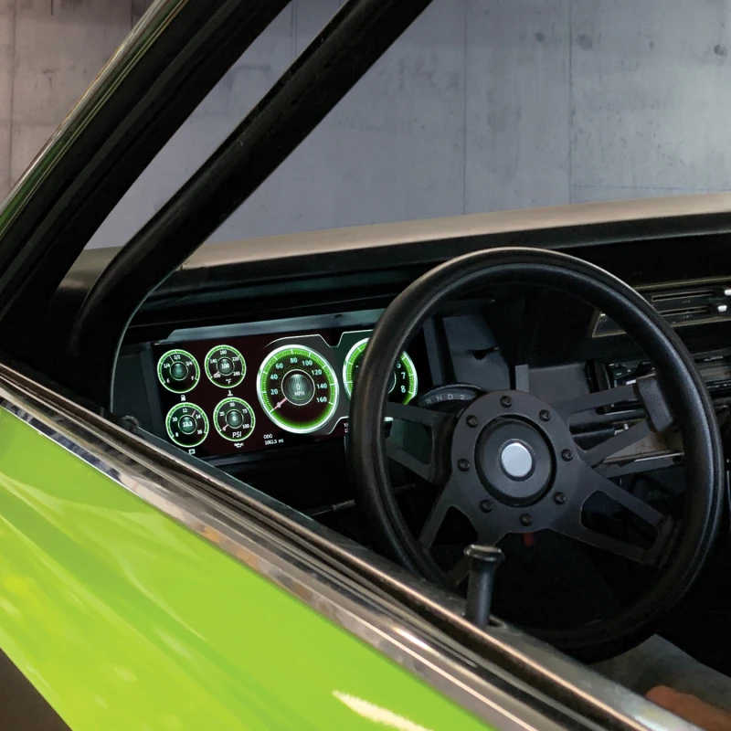 AutoMeter 72-76 Dodge/Plymouth A-Body InVision Direct Fit Digital Dash, Color LCD