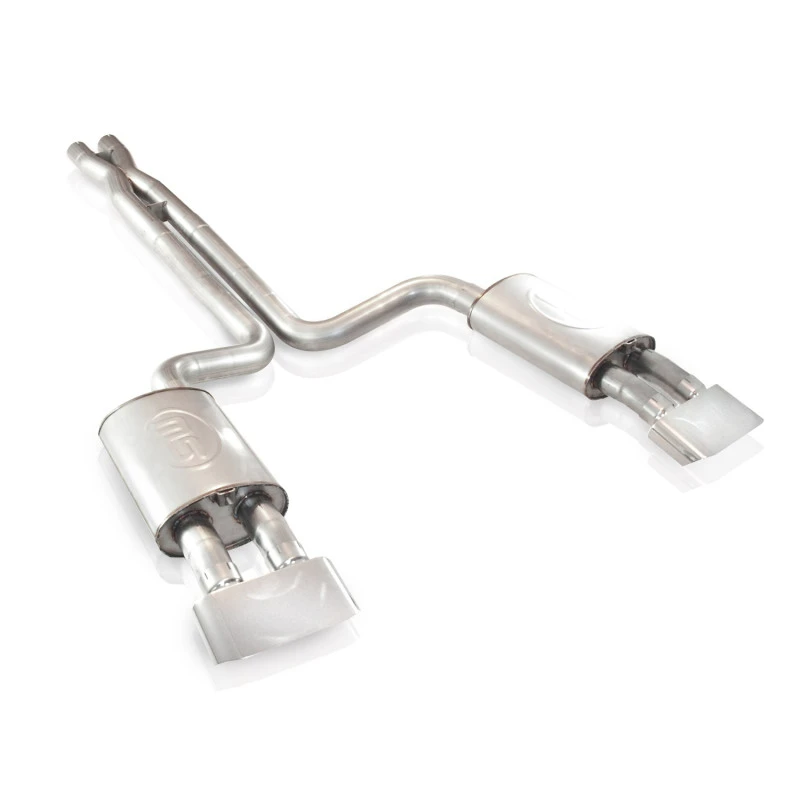 Stainless Works 1990-95 Corvette ZR1 3-Zoll-Abgasanlage X-Pipe Kammer-Schalldämpfer Spitzen