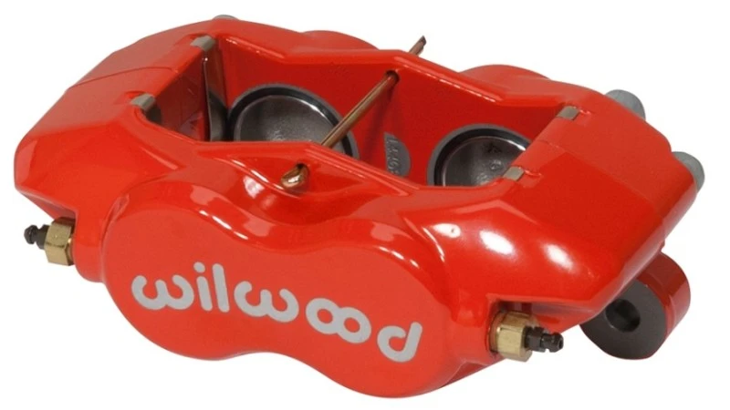 Wilwood Caliper-Forged DynaliteI w/Dust Seal-Red 1.38in Pistons.81in Disc