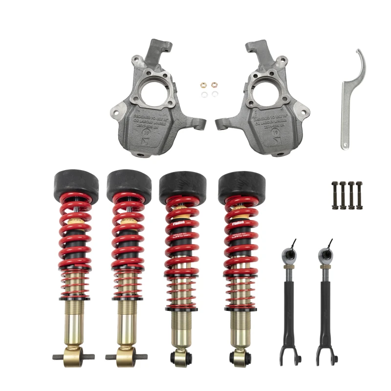 Belltech 21+ GM SUV SWB Nur Vorne und Hinten Höhenverstellbares Coilover Kit