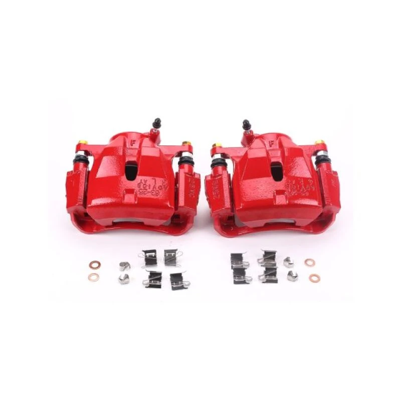 powerstop_S3196A-679459bd8ace5 Power Stop 10-12 Lexus HS250h Front Red Calipers w/Brackets - Pair