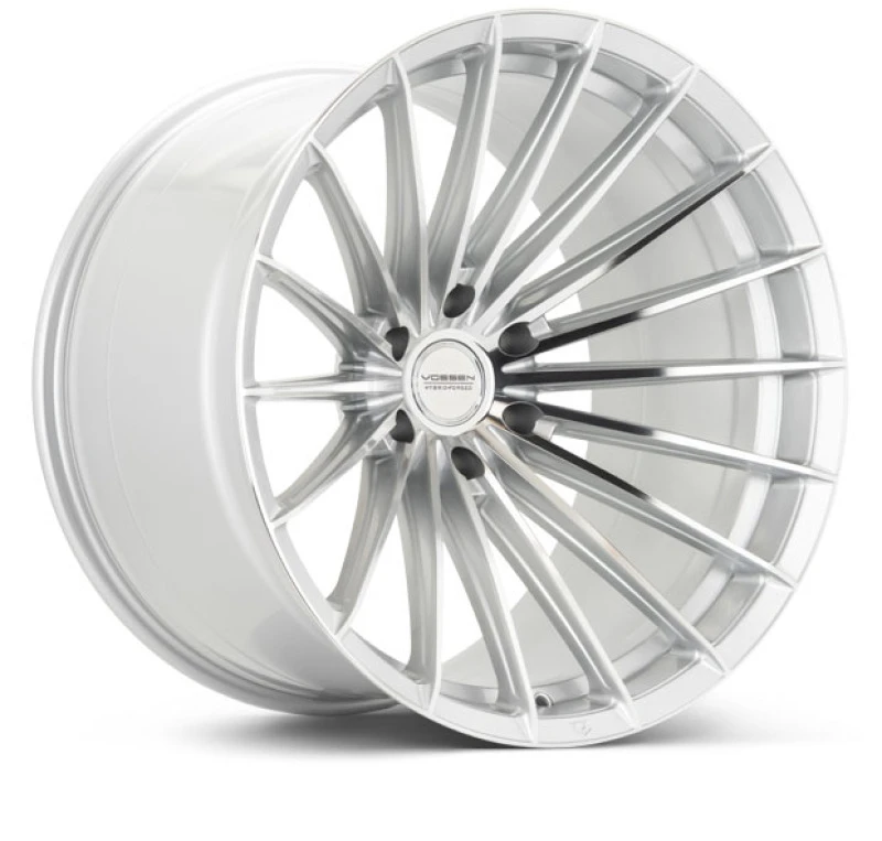 Vossen HFX-4 18x9 - 6x139.7 - ET0 - Super Deep - 106.1 - Silver Polished Wheel