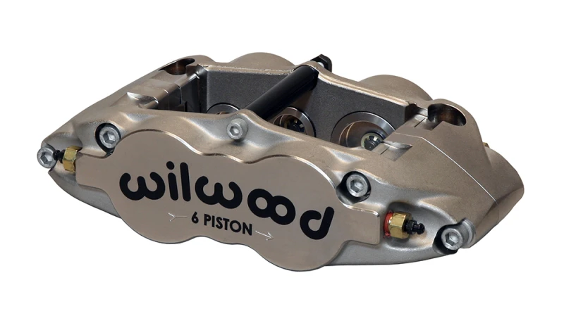 Wilwood Caliper-Narrow Superlite 6R-ST-RH - Nickel 1.62/1.12/1.12in Pistons 1.25in Disc