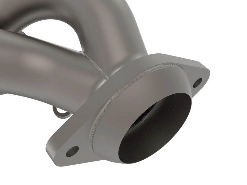 aFe Twisted Steel Shorty Header 11-17 Ford Mustang V6-3.7L - Titanoberfläche