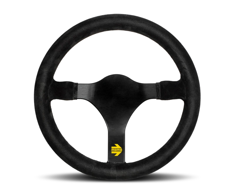 Momo MOD78 Steering Wheel 320 mm - Black Leather/Black Spokes