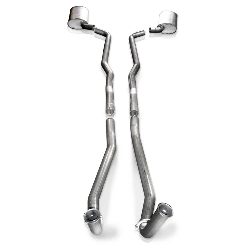 Stainless Works 1968-72 Corvette Auspuff BB Standard Trans 2-1/2in Factory Connect