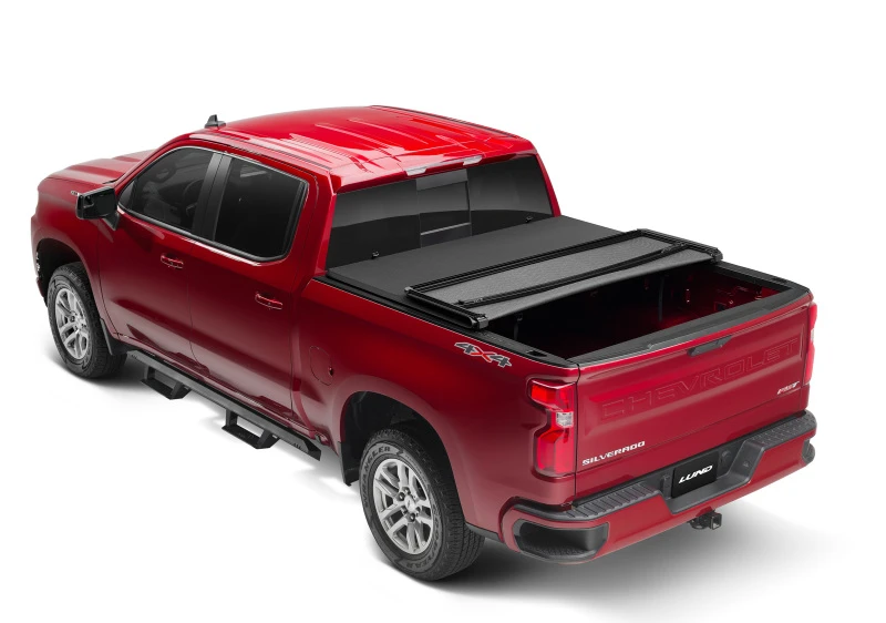 Lund 19-23 Chevrolet Silverado 1500 6,5ft Bett Genesis Elite Tri-Fold Tonneau - Schwarz