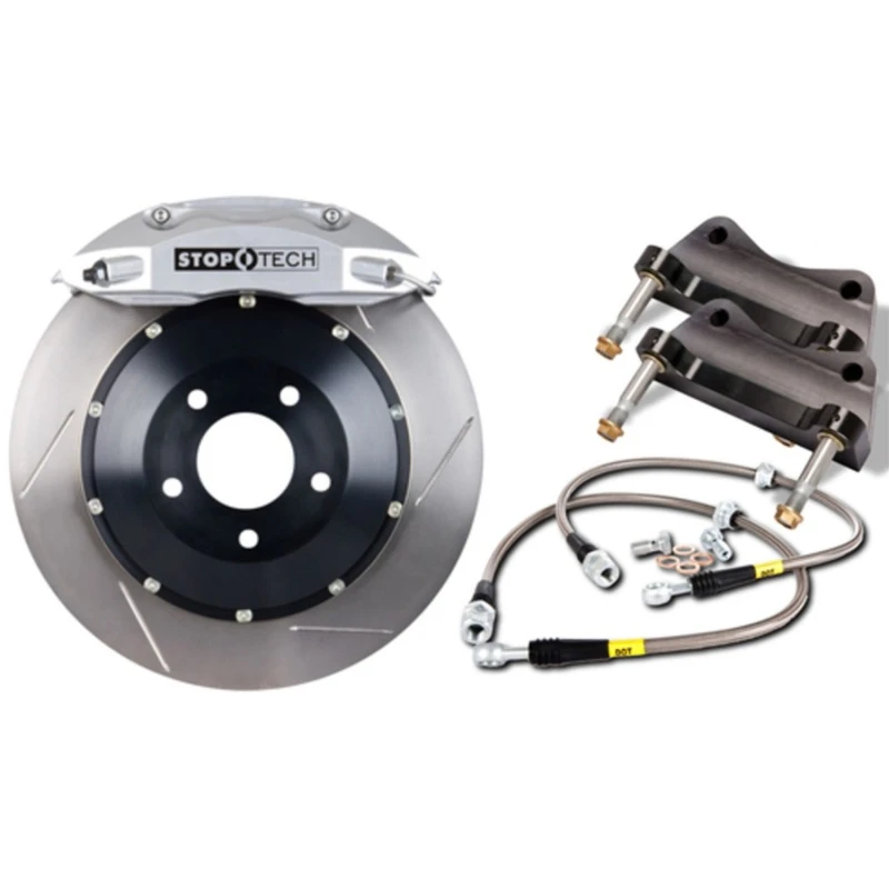 stoptech_83.842.002G.61-6794fefbf2853 StopTech BBK 5/93-98 Supra / 92-00 Lexus SC300/SC400 Front Silver ST-60 Calipers 355x32 Slotted Roto