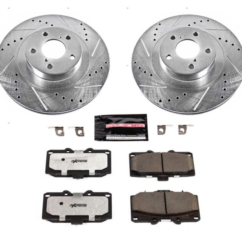 Power Stop Z26 Street Warrior Brake Kit for 06-07 Subaru Impreza Front