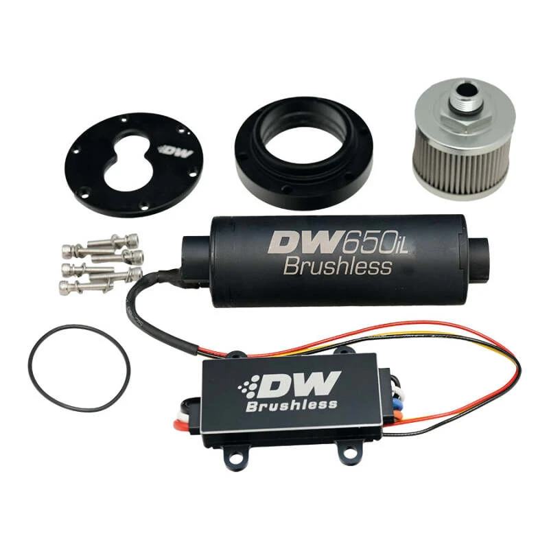 DeatschWerks 3,5L Modul-Surge-Tank In-Tank-Pumpenadapter mit DW650iL Bürstenlos/Controller 440lph Pumpe