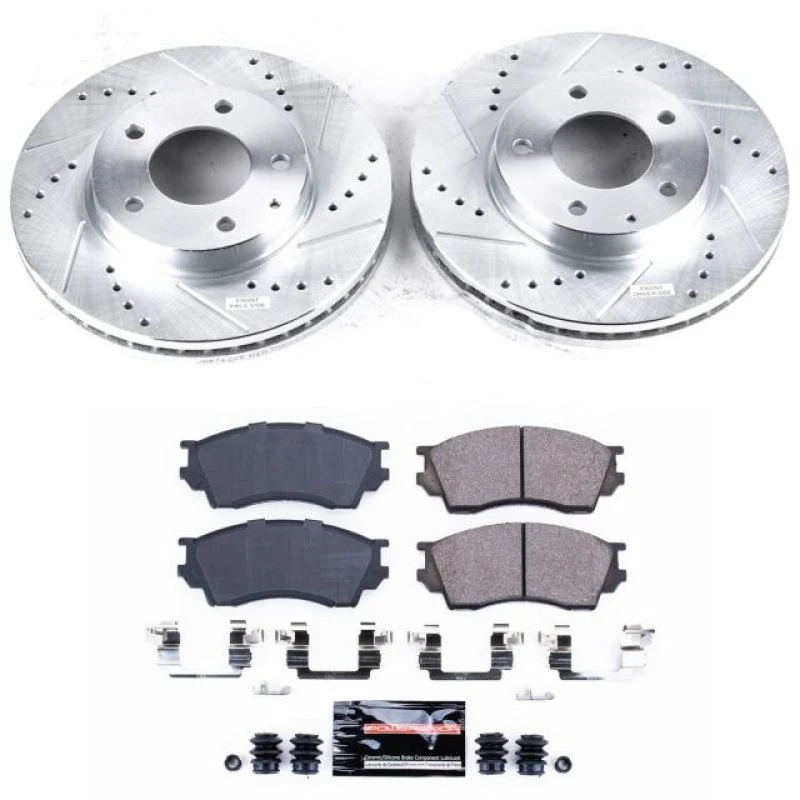 powerstop_K1186-67944bdfb77f4 Power Stop 95-00 Mazda Millenia Front Z23 Evolution Sport Brake Kit