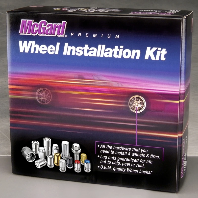 McGard SplineDrive Tuner Jeep 23-teiliges Kit (Kegel) 1/2-20 / 13/16 Hex (18 Radmuttern / 5 Sperren) - Chrom
