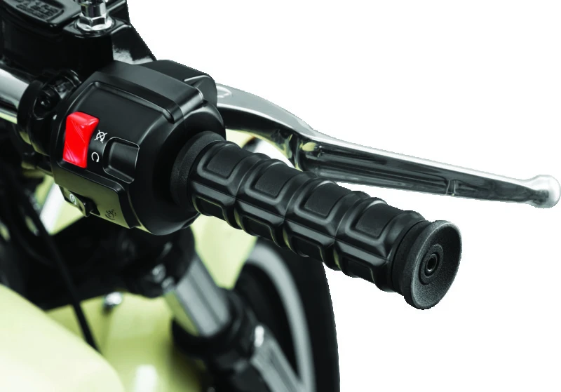 Kuryakyn Dillinger Grips 7/8in Universal Schwarz