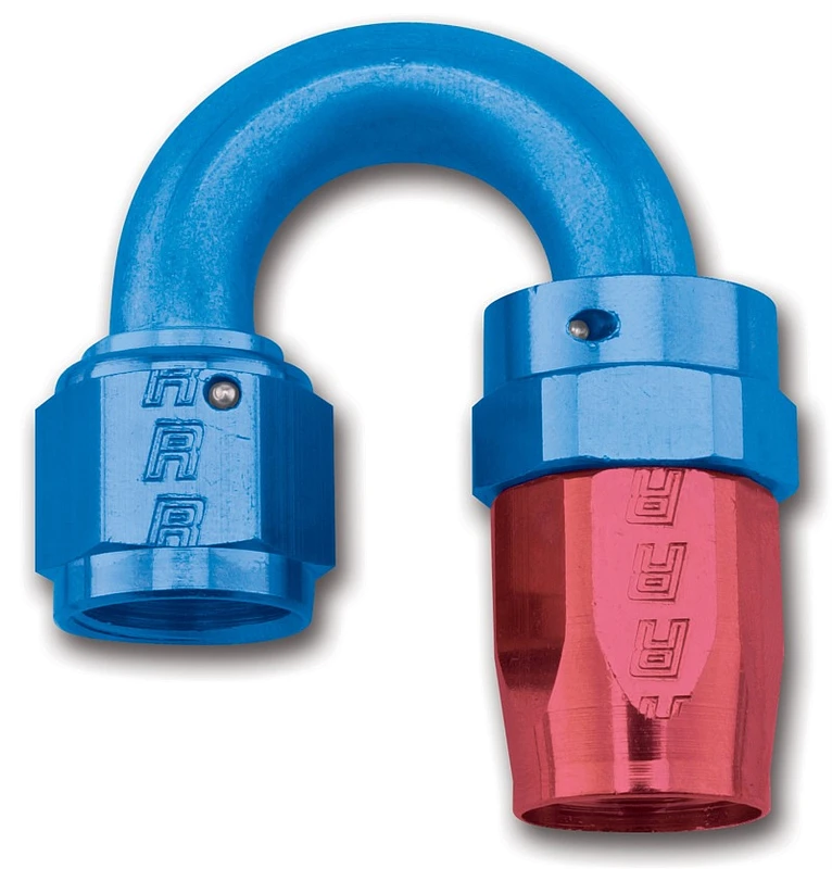 Russell Performance -16 AN Rot/Blau 180 Grad Full Flow Swivel Schlauchendstück (Mit 1-1/2in Radius)