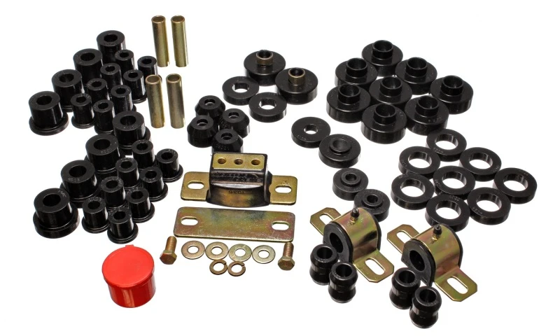 Energy Suspension 76-79 Jeep CJ/CJ7 Schwarzes Hyper-Flex Master Bushing Set