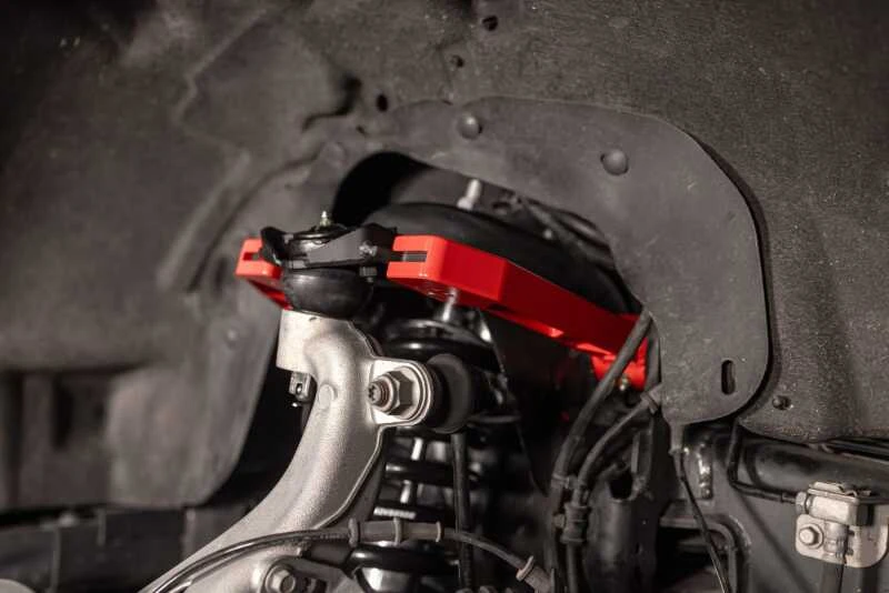 UMI Performance 15-25 Ford F-150 Adjustable Upper A-Arm Kit - Red