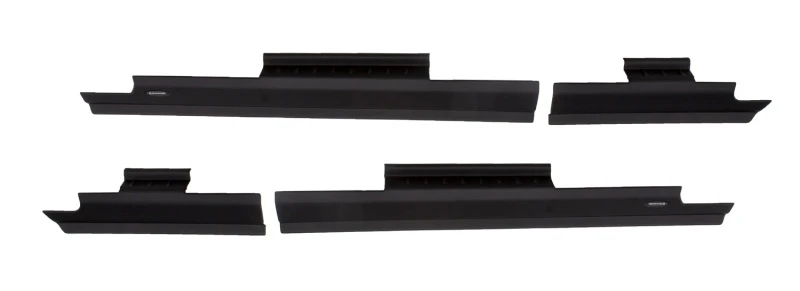 Bushwacker 2018 Jeep Wrangler Unlimited 4-Türer Trail Armor Rocker Panel und Sill Plate Cover - Schwarz