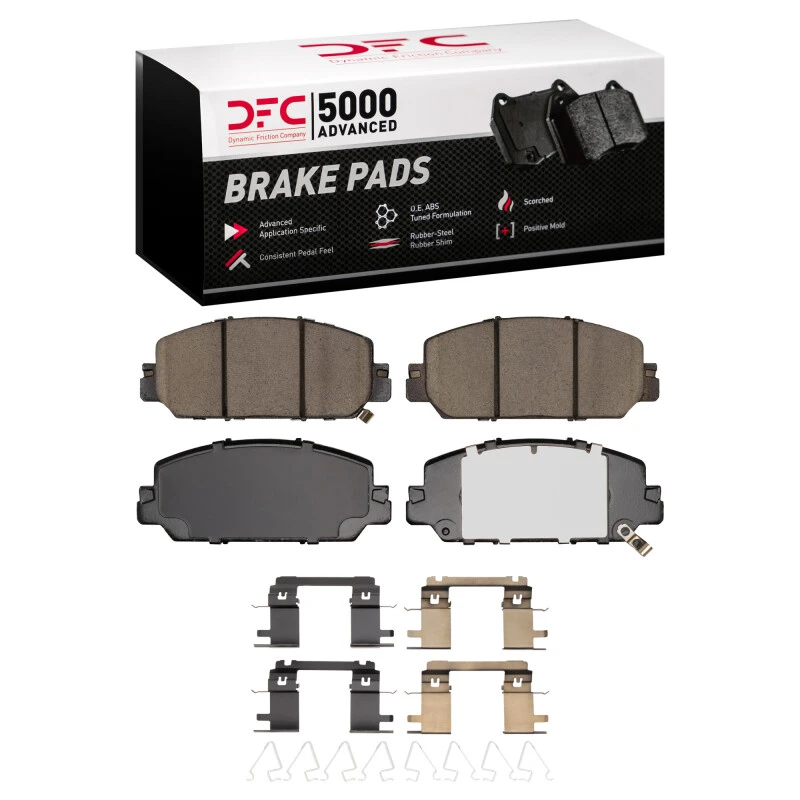 DFC 17-19 Honda CR-V Front 5000 Advanced Ceramic Brake Pads and Hardware Kit
