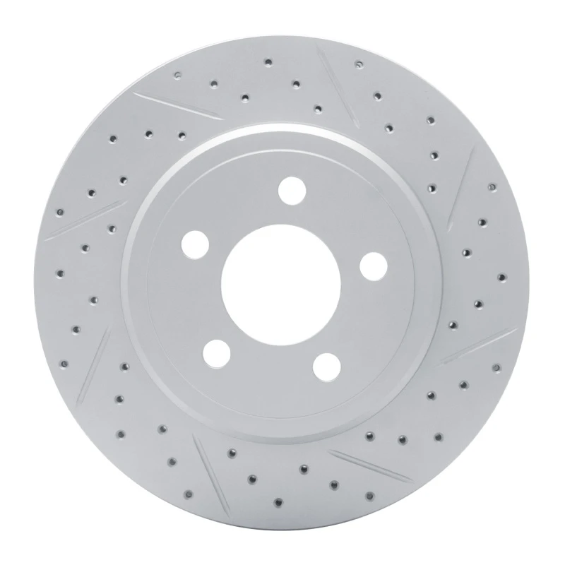 DFC 05-23 Chrysler 300 Rear Right Drilled & Slotted Geoperformance Rotor