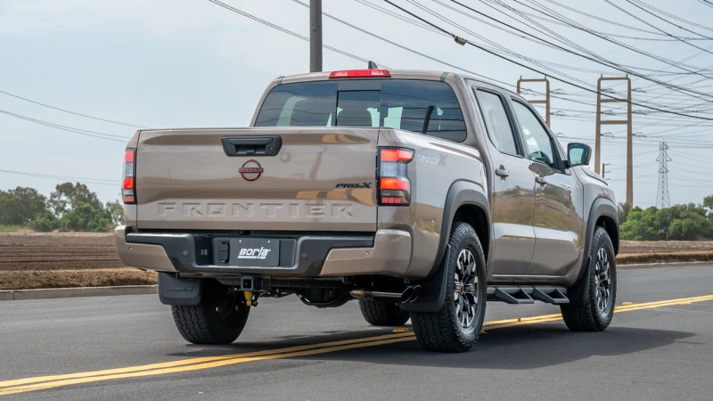 Borla 22-24 Nissan Frontier S-Type Cat Back System - Black Chrome