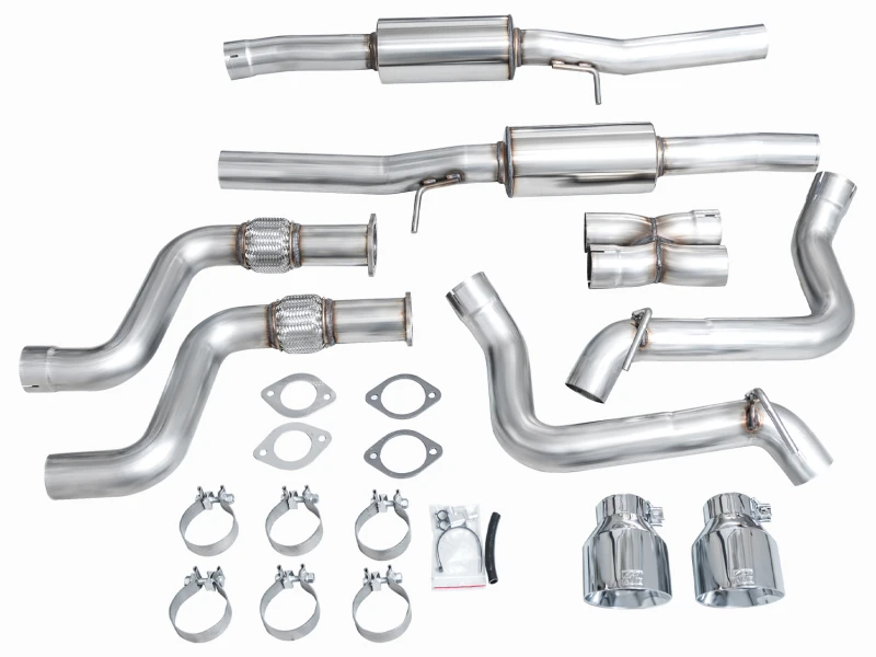 AWE 2023 Nissan Z RZ34 RWD Track Edition Catback Abgasanlage mit Chrom-Silber-Spitzen
