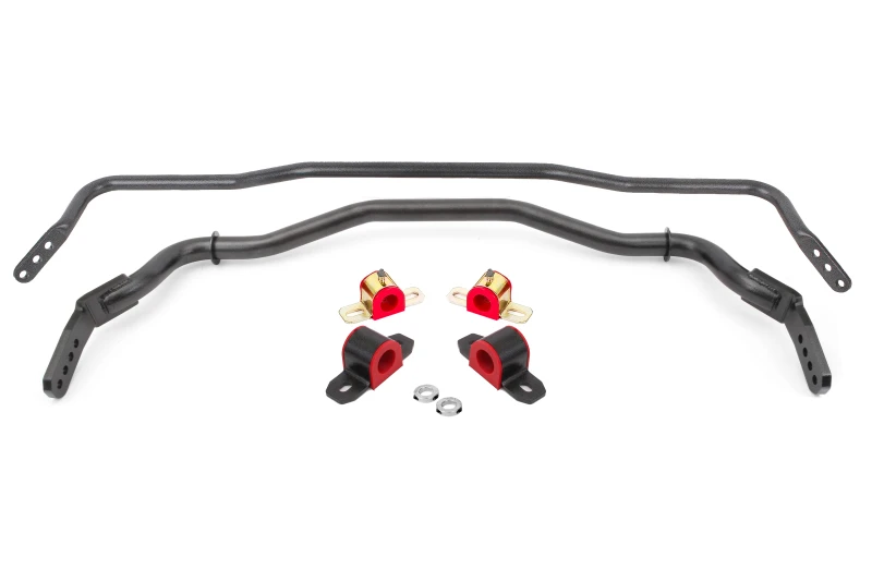 BMR 15-22 S550 Mustang Stabilisator-Kit mit Buchsen vorne und hinten, schwarz Hammertone