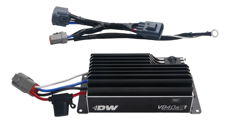 DeatschWerks VB40AX1 Voltage Booster with Plug-N-Play Harness for 2010-2025 Ford Mustang