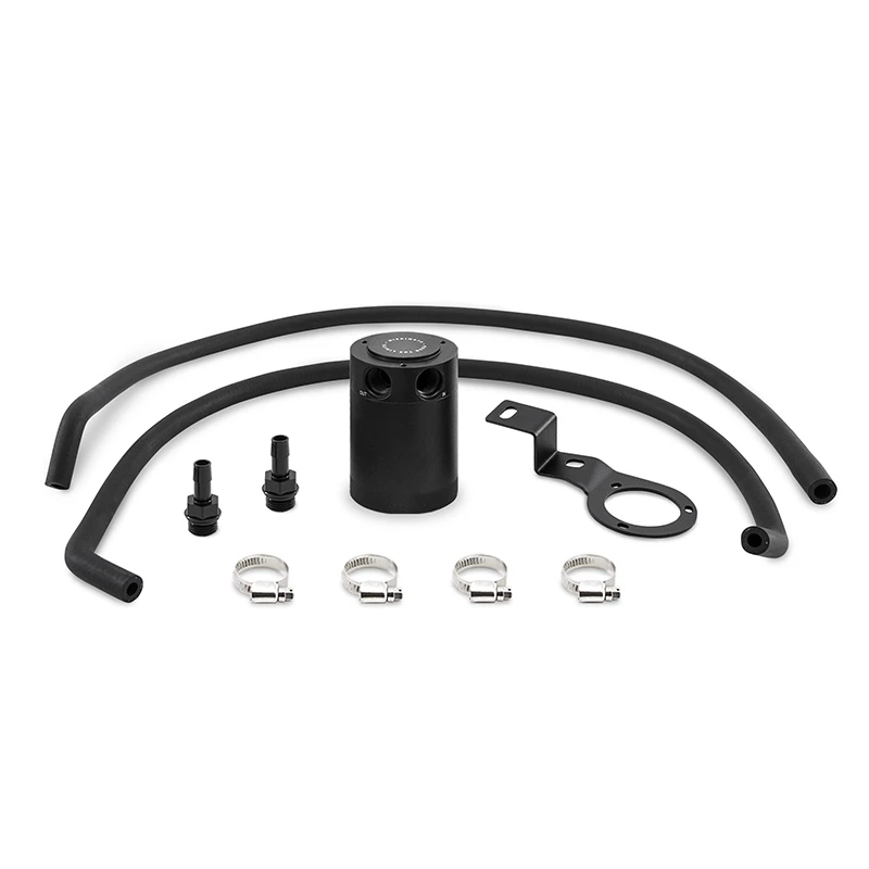 Mishimoto PVC-Seiten Baffled Oil Catch Can - Schwarz für 15-16 Subaru WRX