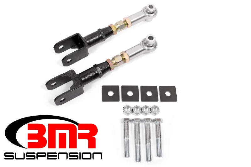 BMR 15-17 S550 Mustang Heck On-Car Adj. Rod Ends Zehenstangen - Schwarzes Hammertone