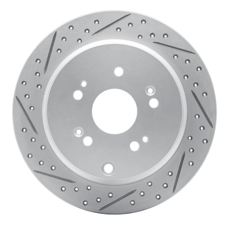 DFC 05-18 Acura Rdx Rear Left Drilled & Slotted Geoperformance Rotor