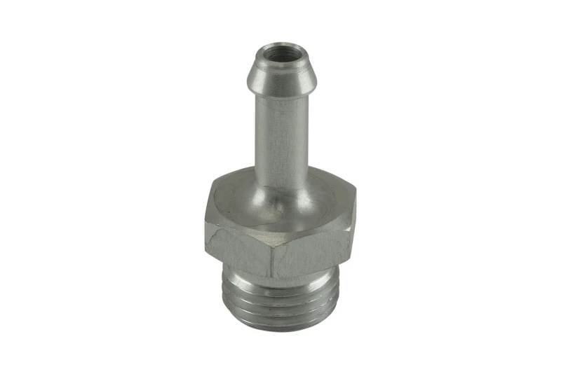 Turbosmart 6mm / 1/4in Hose End to -6AN ORB Male Straight - Clear