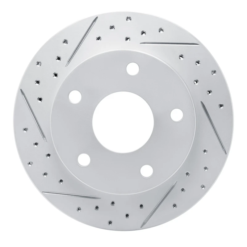 DFC 94-99 Dodge Ram 1500 Pickup Front Left Drilled & Slotted Geoperformance Rotor