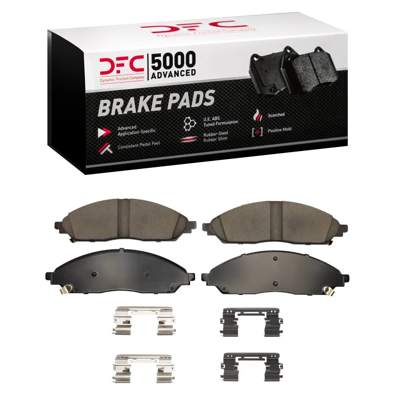 DFC 20-25 Chrysler Pacifica Front 5000 Advanced Ceramic Brake Pads and Hardware Kit
