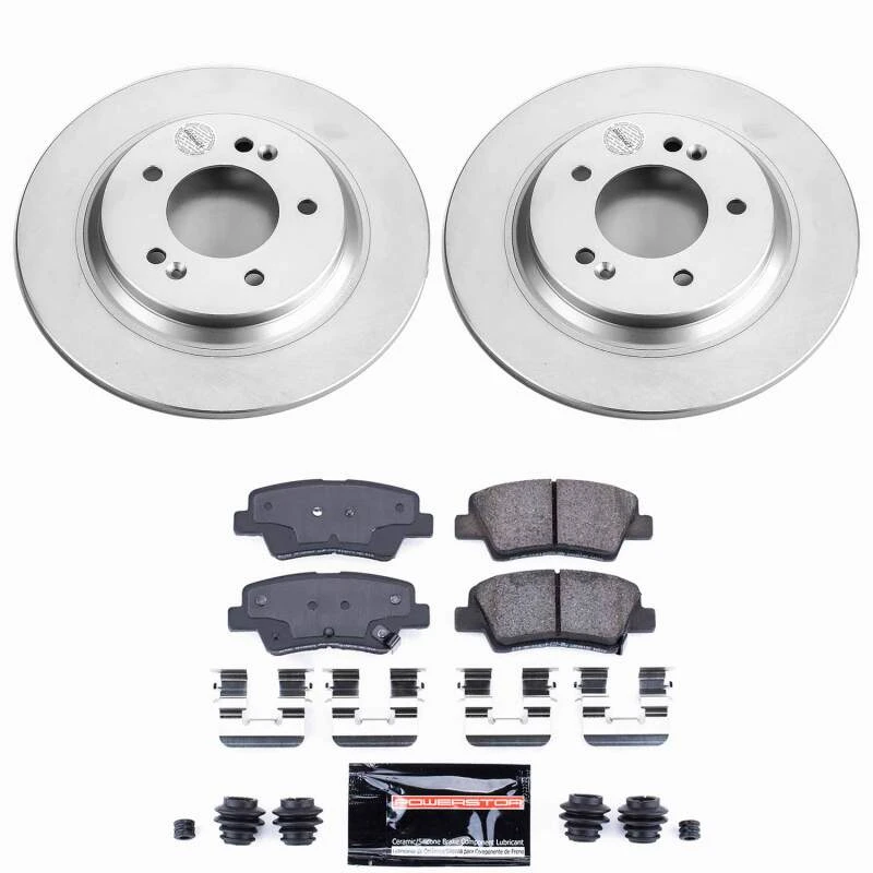 Power Stop 18-20 Hyundai Elantra GT Rear Z23 Coated Brake Kit