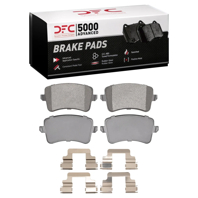 DFC 08-17 Audi SQ5 Rear 5000 Advanced Low Metallic Brake Pads and Hardware Kit
