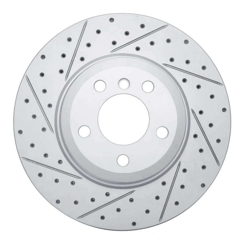 DFC 07-19 BMW X5 Rear Left Drilled & Slotted Geoperformance Rotor