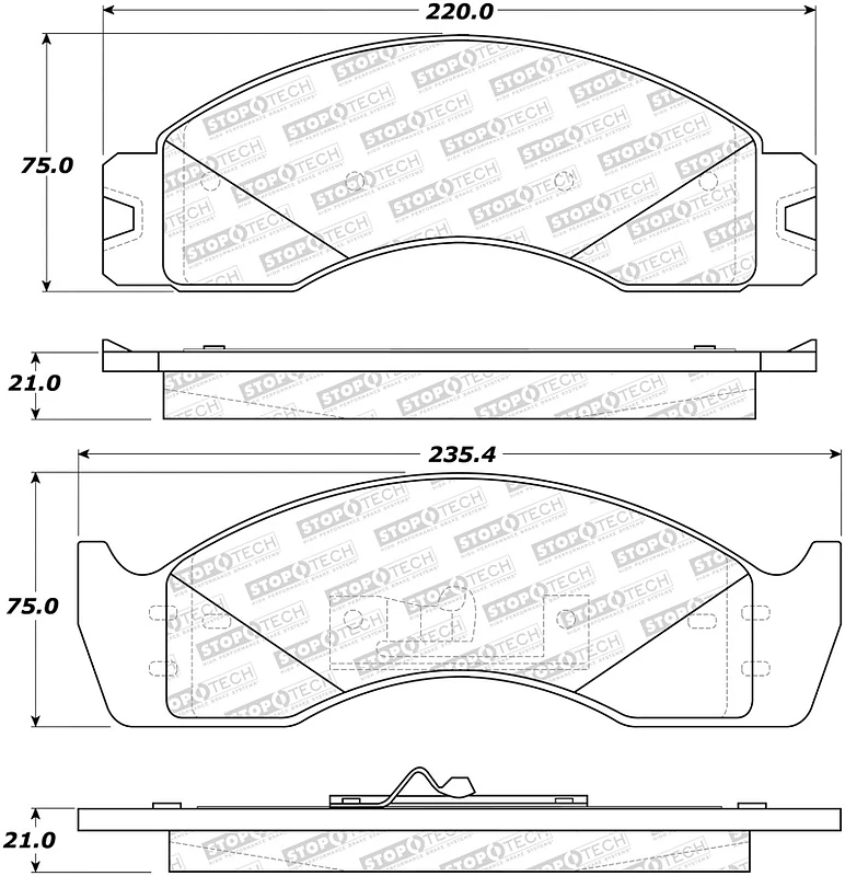 StopTech Street Brake Pads