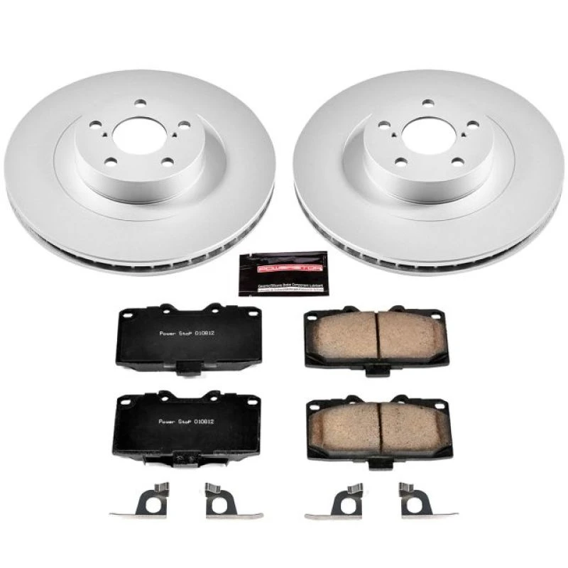 Power Stop Front Z17 Evolution Geomet Coated Brake Kit for 06-07 Subaru Impreza