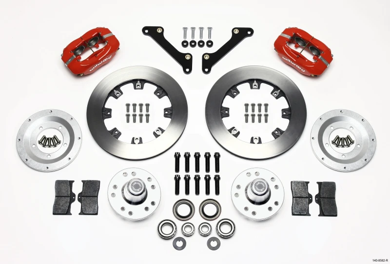 Wilwood Forged Dynalite Vorderes Kit 12,19 Zoll Bohrloch Rot 70-78 Camaro
