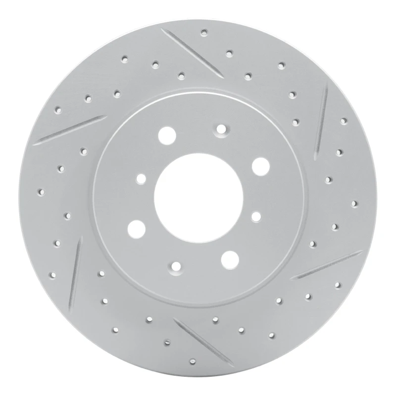 DFC 17-25 Nissan Versa Front Right Drilled & Slotted Geoperformance Rotor